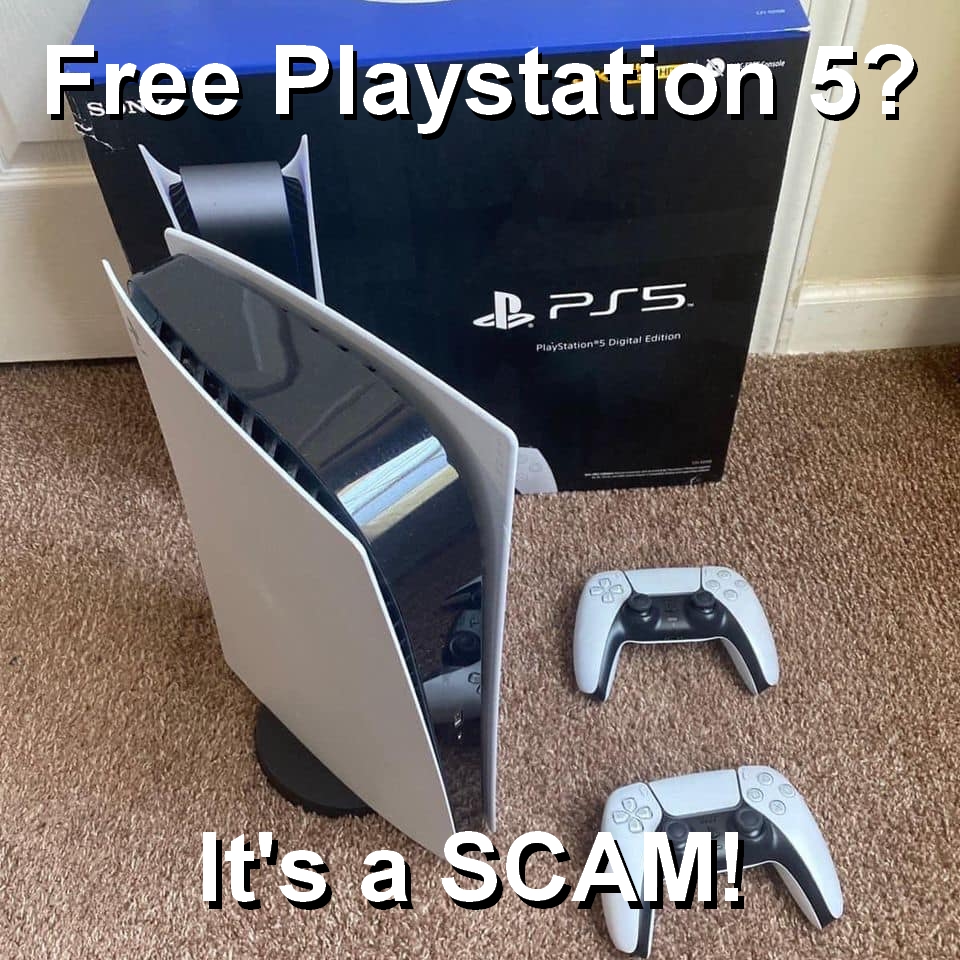 The “Free PS5 Scam”: How Scammers Exploit Grief and Generosity – Radio Free  Hub City